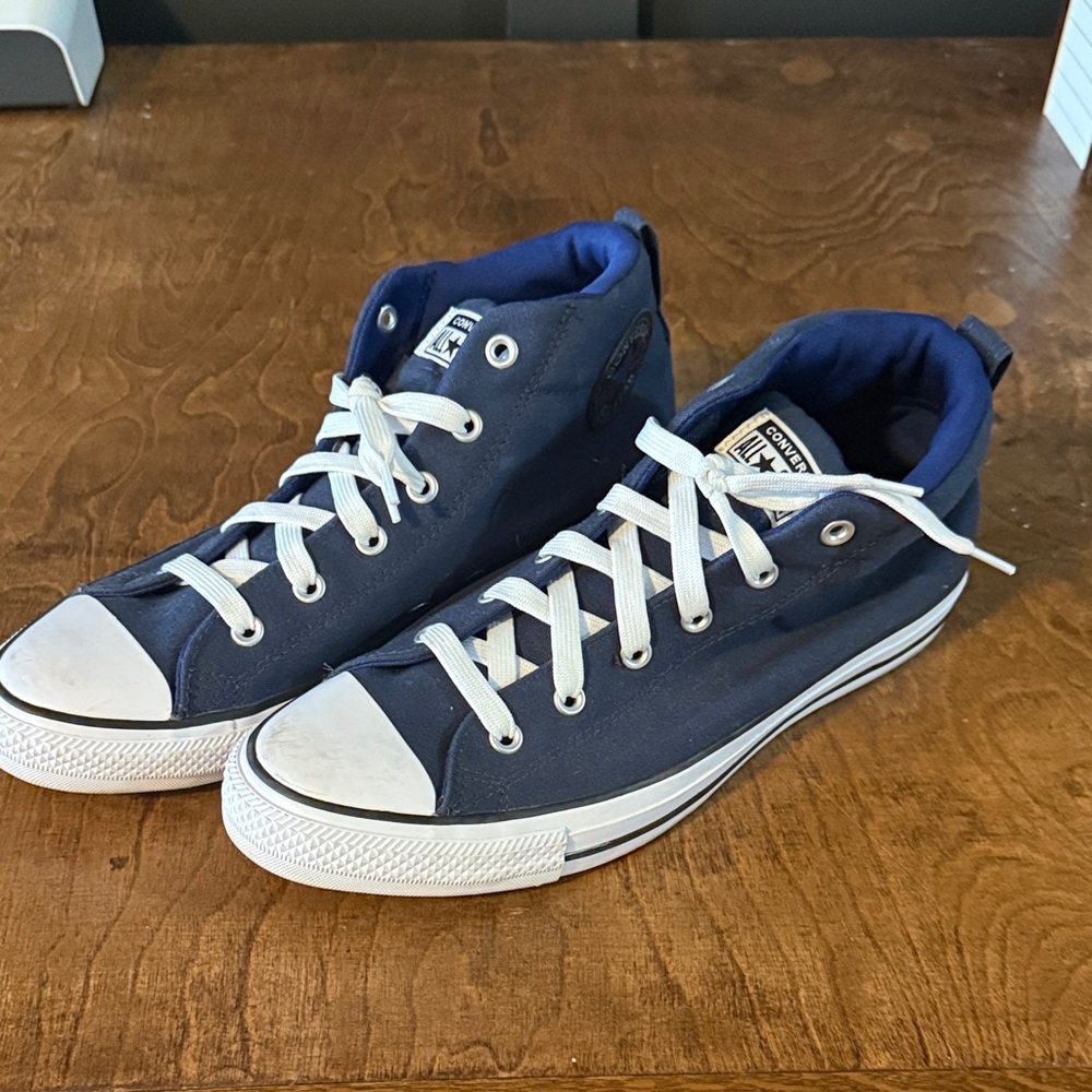 Converse Dark Blue High-Top Sneakers